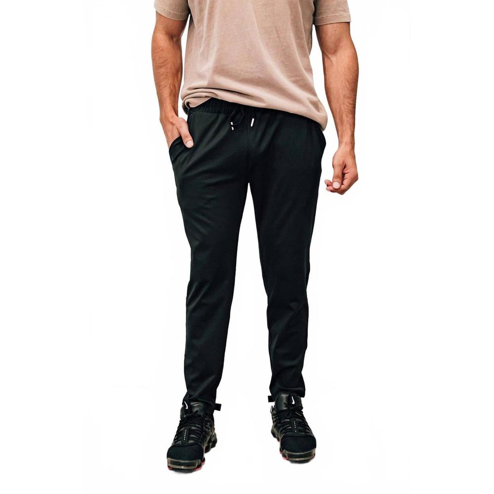 NEW MONO B men's super fly lightweight joggers in black